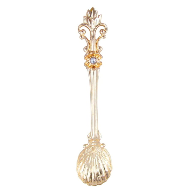 IRIS RETRO COFFEE SPOON ICE CREAM DESSERT SPOON ARABIC STYLE