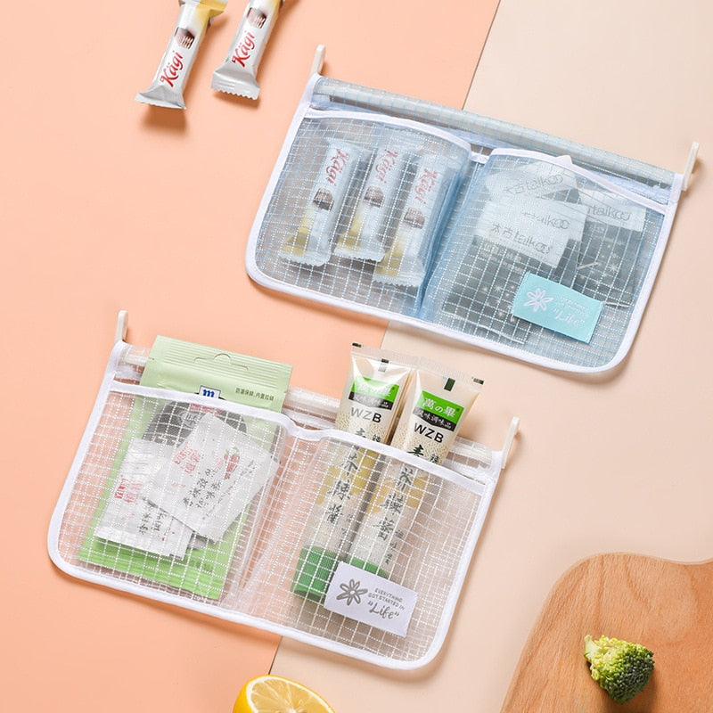 Refrigerator Storage Mesh Hanging Bag