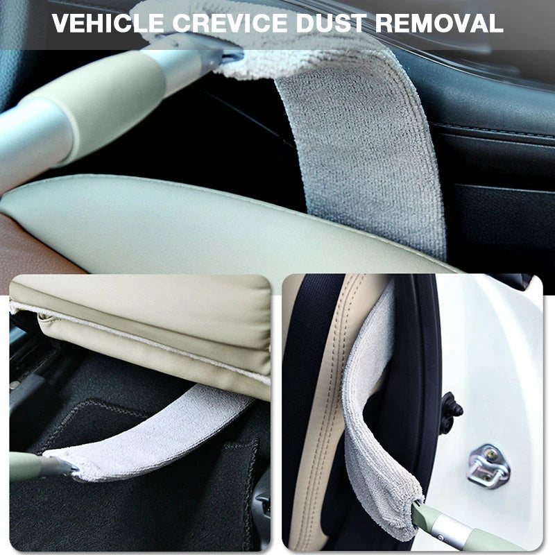 RETRACTABLE GAP DUST CLEANING BRUSH