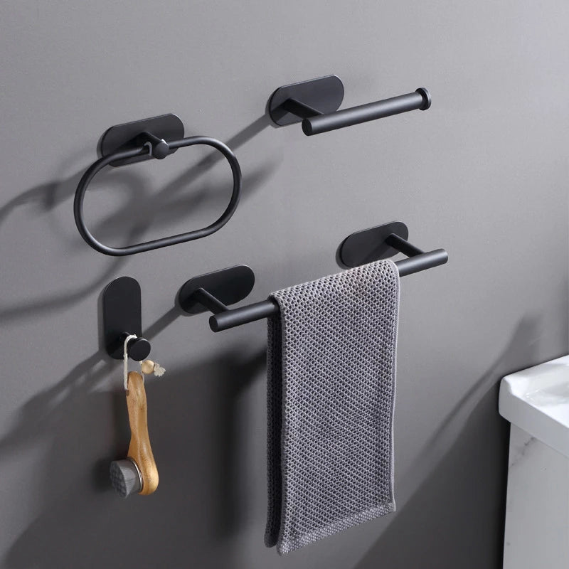 NO DRILLING STAINLESS STEEL SELF-ADHESIVE TOWEL BAR