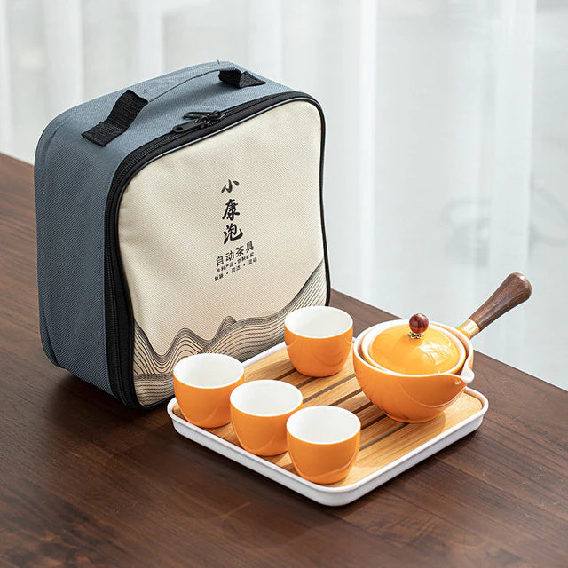 PORCELAIN CHINESE GONGFU TEA SET
