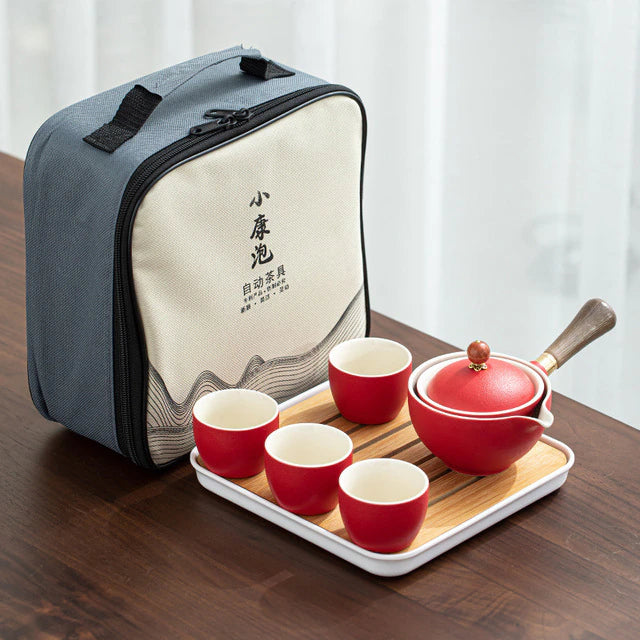 PORCELAIN CHINESE GONGFU TEA SET
