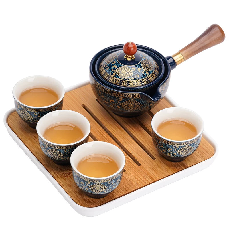 PORCELAIN CHINESE GONGFU TEA SET