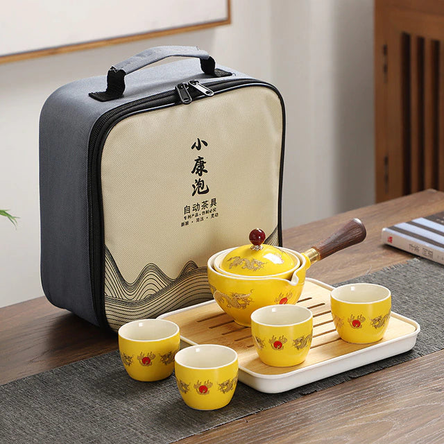 PORCELAIN CHINESE GONGFU TEA SET