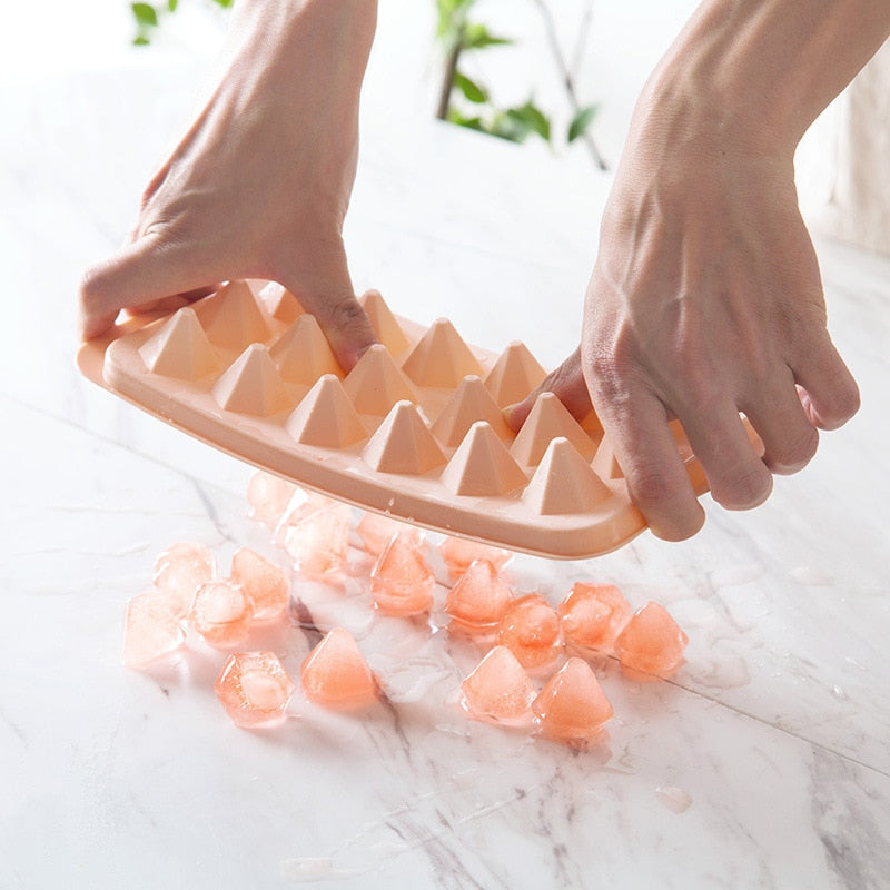 Round Silicon Ice Cube Ball Maker Tray