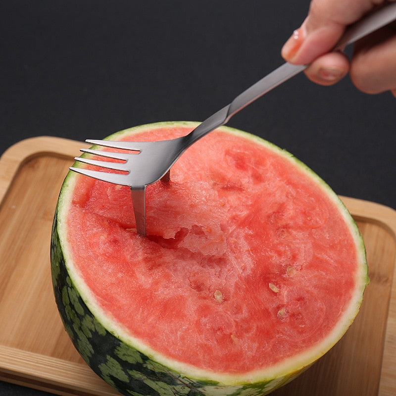 2 in 1 Watermelon Fork Slicer