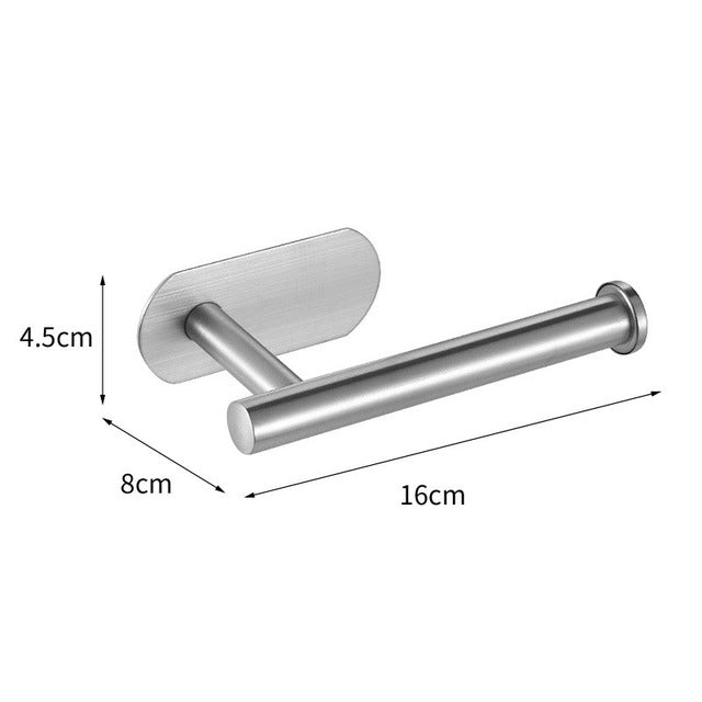 NO DRILLING STAINLESS STEEL SELF-ADHESIVE TOWEL BAR