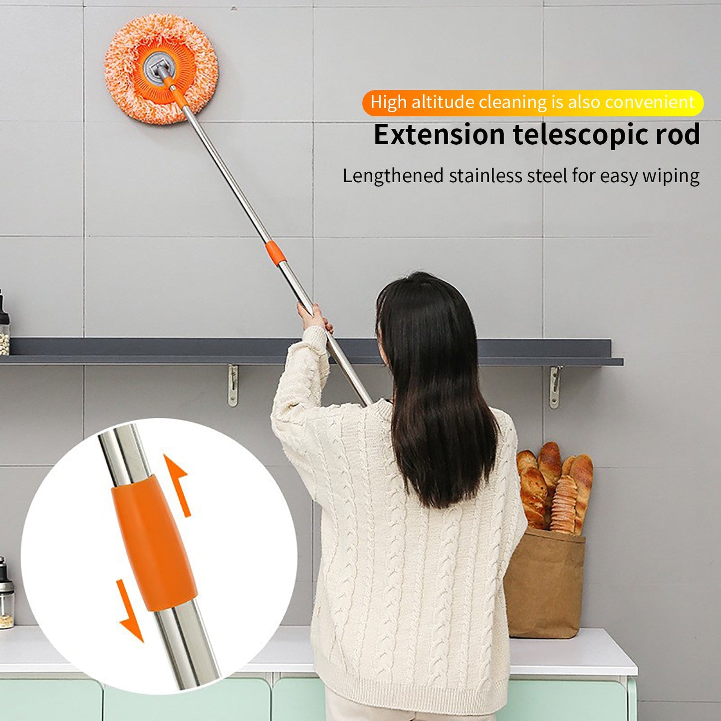 360° Rotatable Adjustable Cleaning Mop