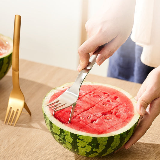 2 in 1 Watermelon Fork Slicer