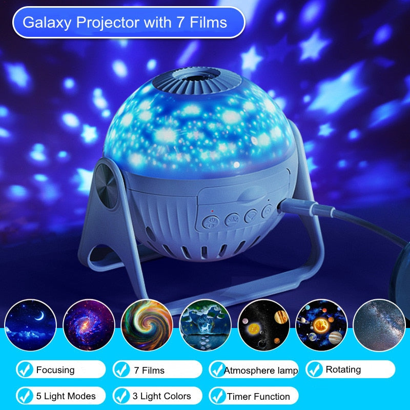 7 in 1 Planetarium Constellation Projector