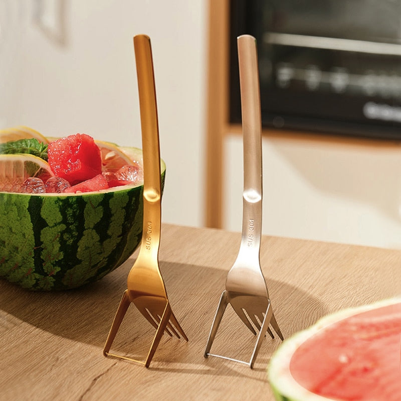 2 in 1 Watermelon Fork Slicer