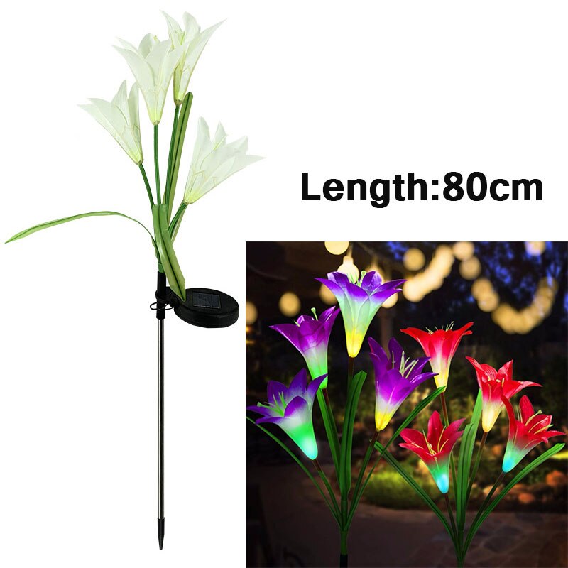 Solar Lily Decorative Flower Lights