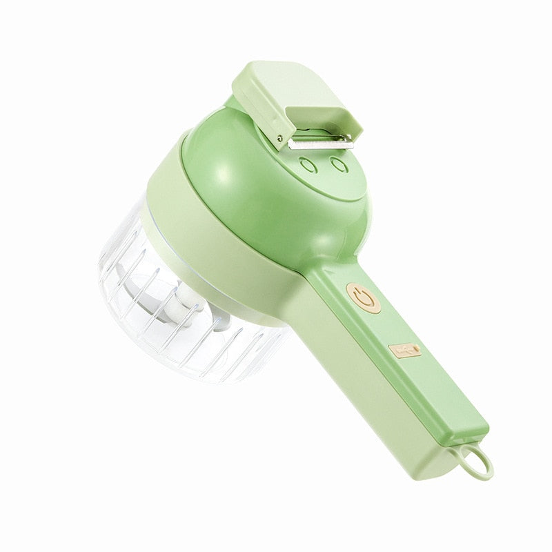 4 In 1 Handheld Electric Vegetable Cutter Set