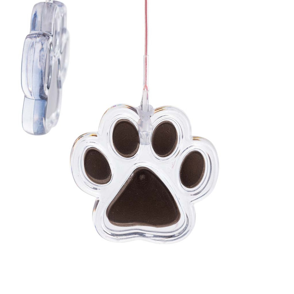 Paw Prints Solar Garden Wind Chime