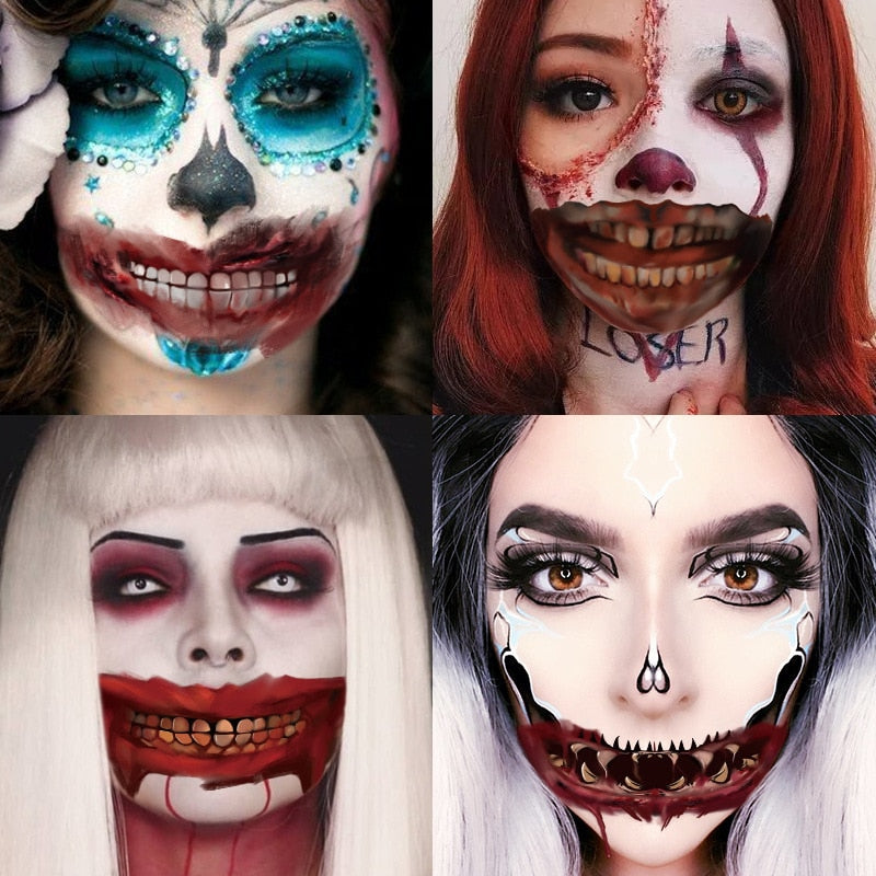 Halloween Prank Makeup Temporary Tattoo