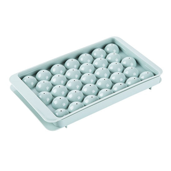 Round Silicon Ice Cube Ball Maker Tray