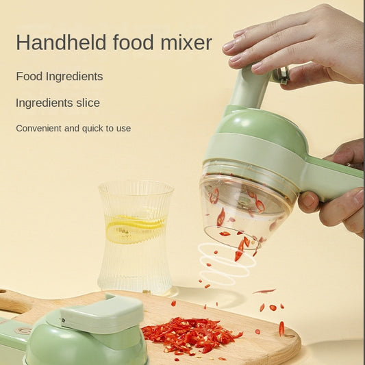 4 In 1 Handheld Electric Vegetable Cutter Set