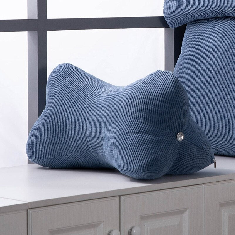 Triangle Reading Pillow Sofa Waist Cushion Pillow Soft Back Rest